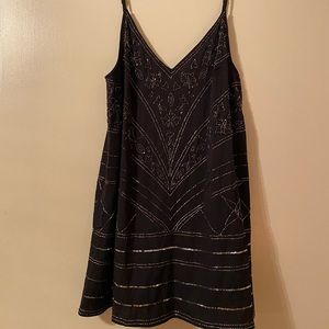 Free people make a move mini slip dress